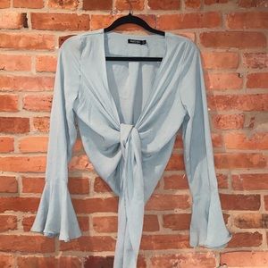 Nasty Gal Wrap Shirt